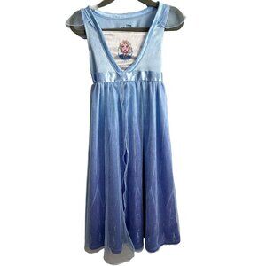 Disney Frozen II Elsa Nightgown Size 4T light blue VGUC